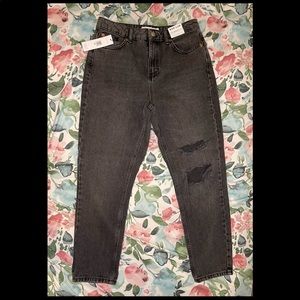 TopShop Grey Mom Jeans